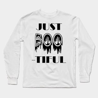 Just BOOtiful halloween Long Sleeve T-Shirt